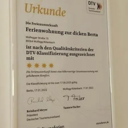 Apartment Zur Dicken Berta *